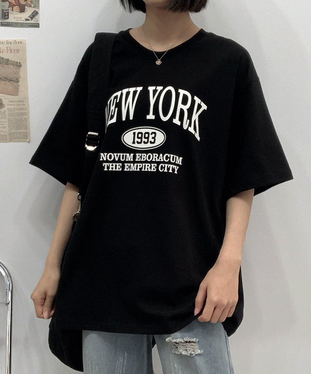 [2가지 사이즈!] NEW YORK 1993 반팔티 (5color)